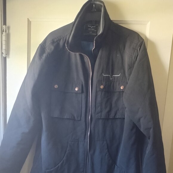 Men's Kimes Ranch quilted canvas Jacket L - Picture 1 of 5